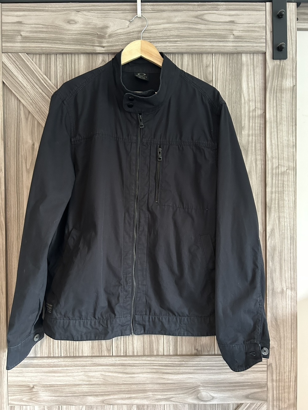 Oakley Mens City Performance Field Moto Bomber Jacket Black Size XL
